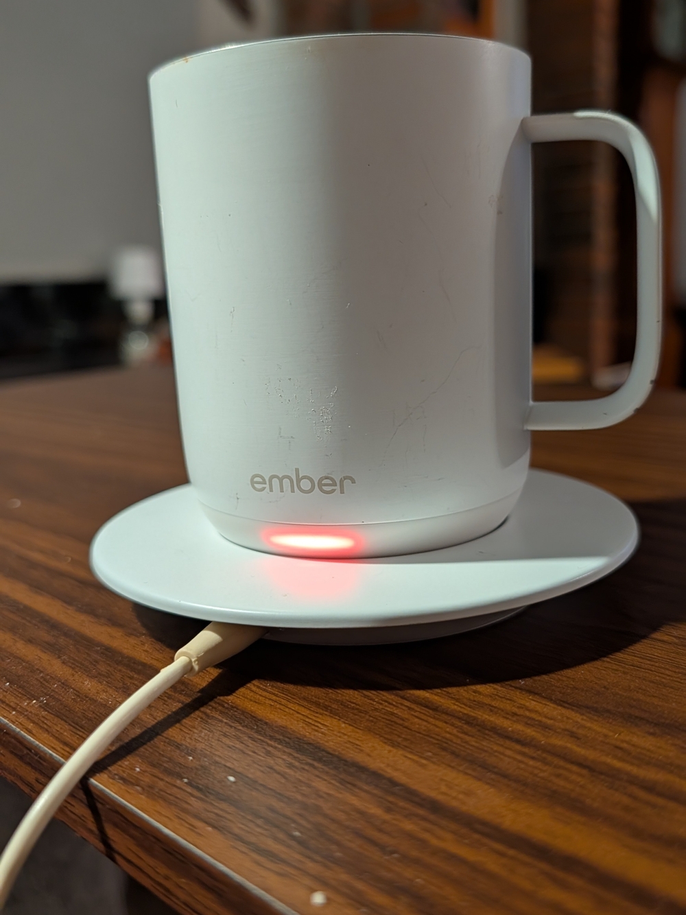 Ember Temperature Control Mug in White - Smart Heated Coffee Mug